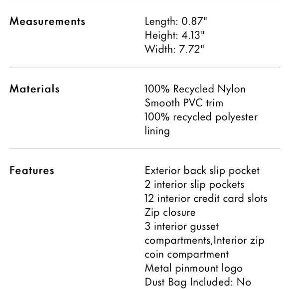 Kate spade large black wallet New unused - Picture 4 of 4